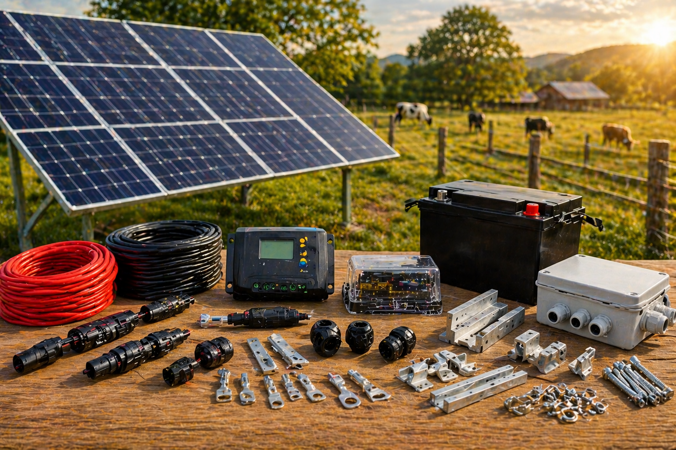 Accesorios para sistemas de energía solar