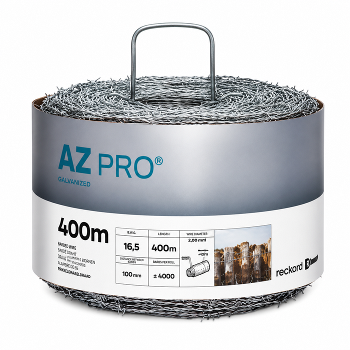 Alambre De Puas Az Pro C-16,5 X 400 Mts