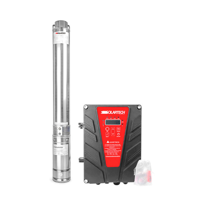 Electrobomba Solartech 2HP 70m 266.7L/min 110V 4” sumergible