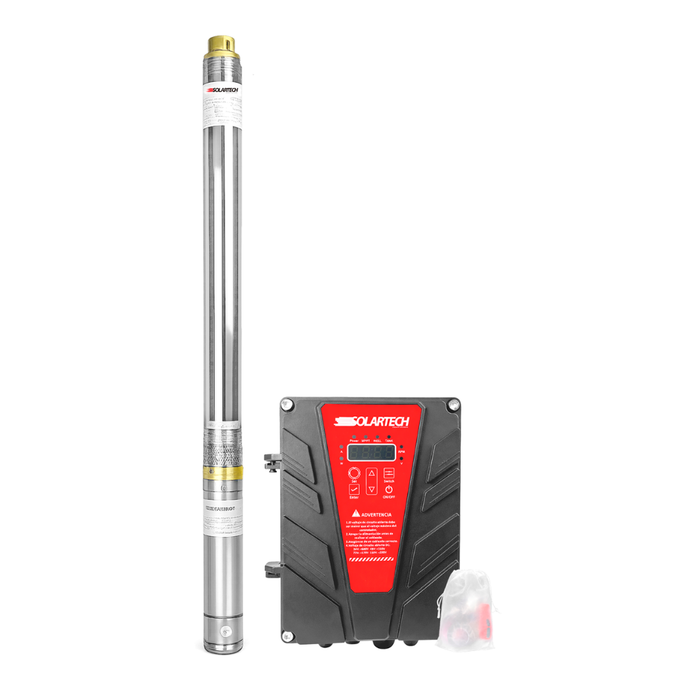 Electrobomba Solartech 0.55HP 55m 36.7L/min 48V 2” sumergible