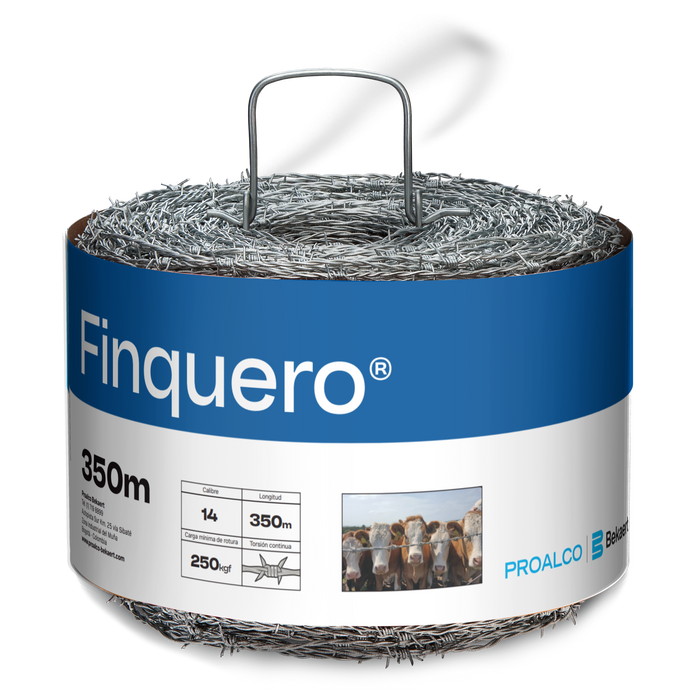 Alambre de púas 14 x 350 m finquero