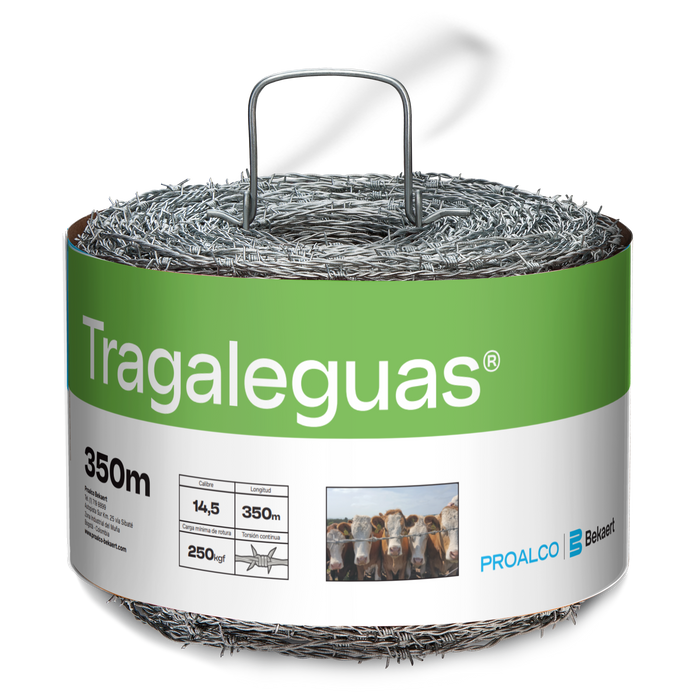 Alambre de púas tragaleguas 14,5 x 350 m