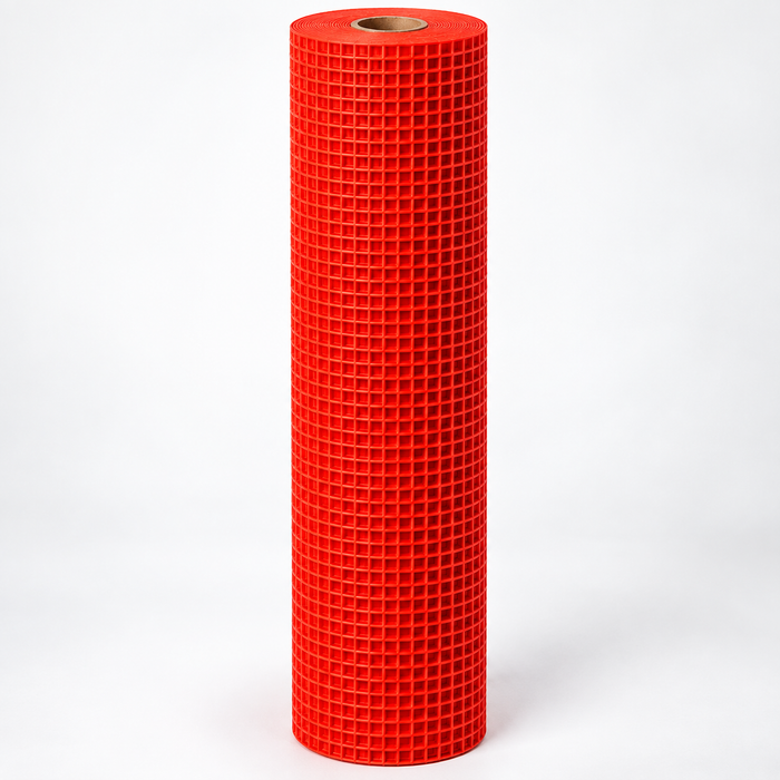 Malla Cuadrada Naranja Fort 15 x 15 mm – Rollo 1 x 30 m para Cerramientos y Protección