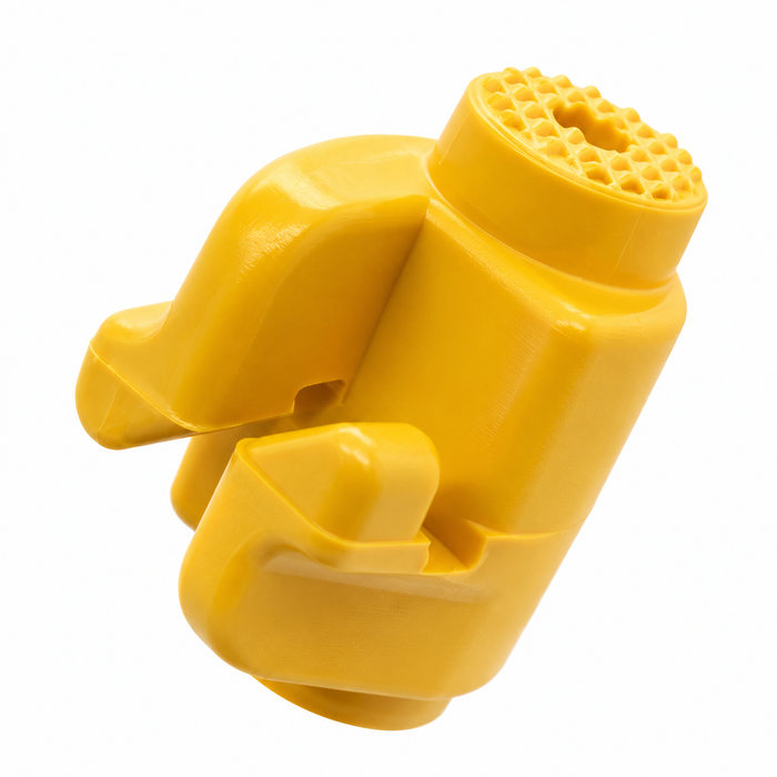 Aislador Pivote Grande para Cerca Eléctrica Sin Puntilla Amarillo x100