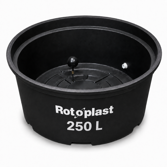 Bebedero para Ganado Rotoplast Pony 250 L Negro con Válvula Flotadora