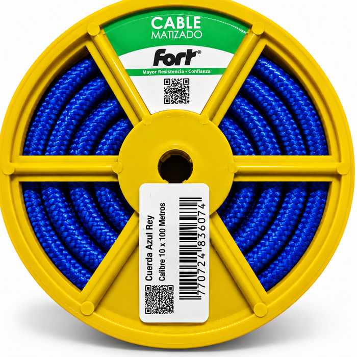 Cuerda Azul Rey Calibre 10 x 100 Metros Fort