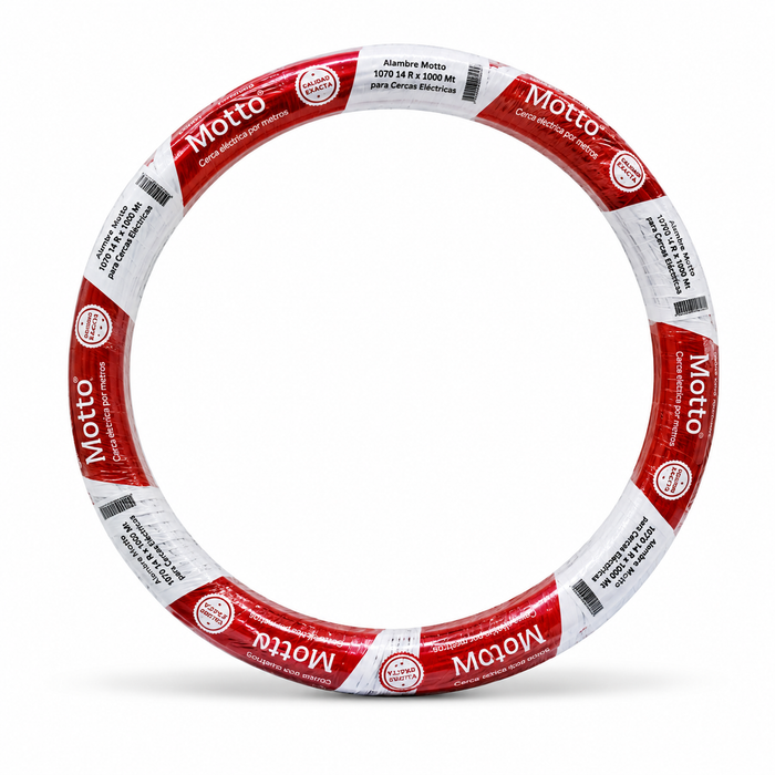 Alambre Motto 1070 14 r x 1000 mt para Cercas Electricas