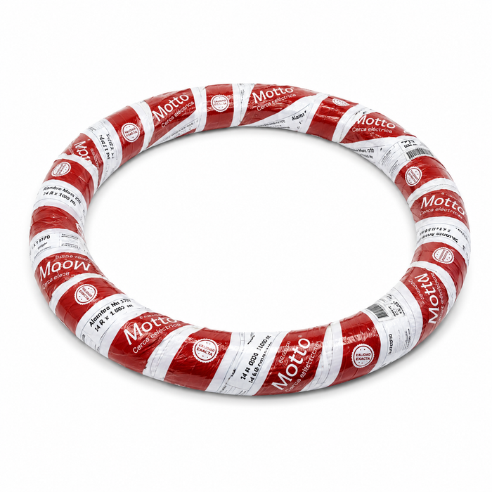 Alambre Motto 1070 14 r x 1000 mt para Cercas Electricas