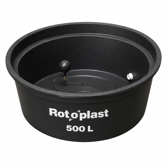 Bebedero para Ganado Rotoplast Pony 500 L Negro con Válvula Flotadora