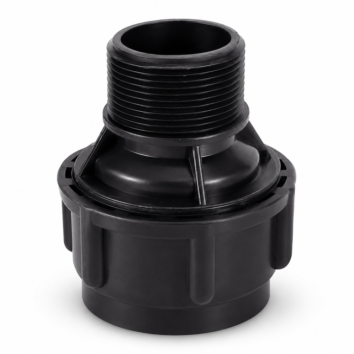 adaptador, hembra, acople rápido, 1 1/2” y riego.