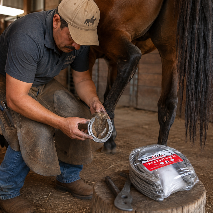 Herradura Tornado Talla 28 para Caballos – Presentación x10 Unidades