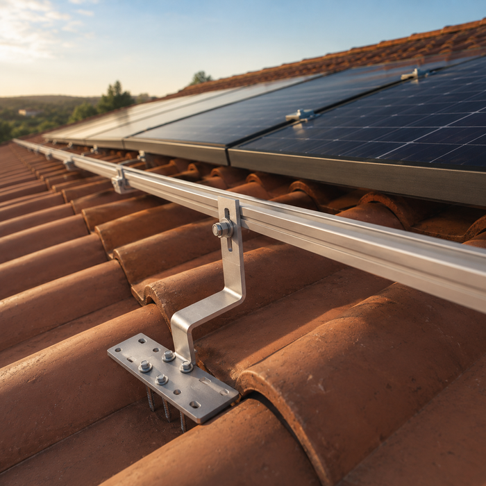 Soporte para Teja de Barro Solartech MB para Montaje de Panel Solar