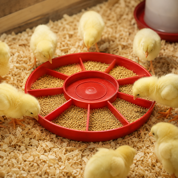 Comedero Bandeja de Inicio para Pollitos – Alimentación de Aves