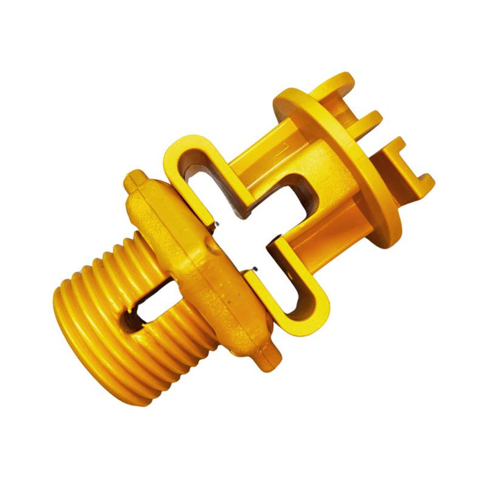 Aislador Poste En T Amarillo X 25 Und