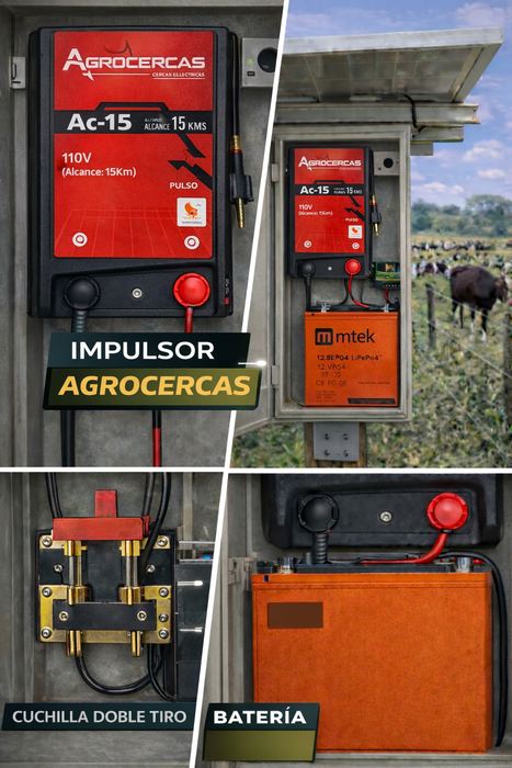 Impulsor Agrocercas Ac-80  110V (Alcance: 80 Km)