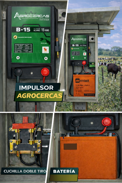 Impulsor Agrocercas B -50 12V Dc (Alcance: 50 Km)