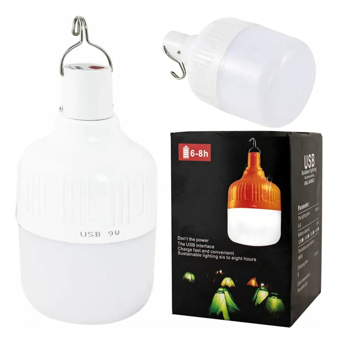 Bombillo Led Recargable Usb 50w 5v