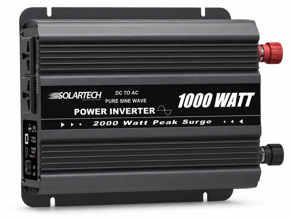 Inversor 1000W  24V Onda Pura Solartech