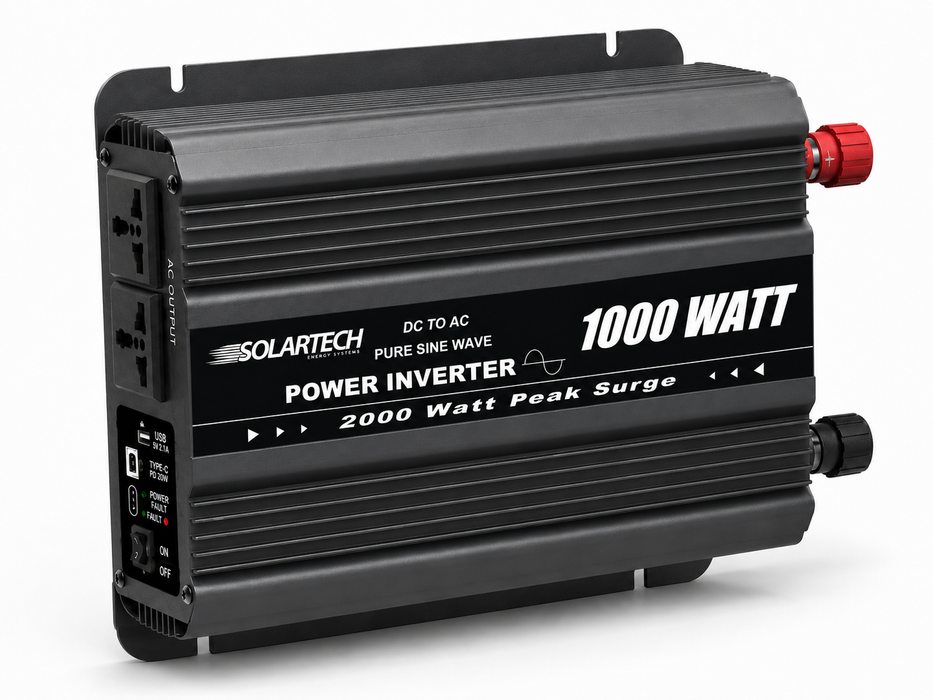 Inversor 1000W  24V Onda Pura Solartech