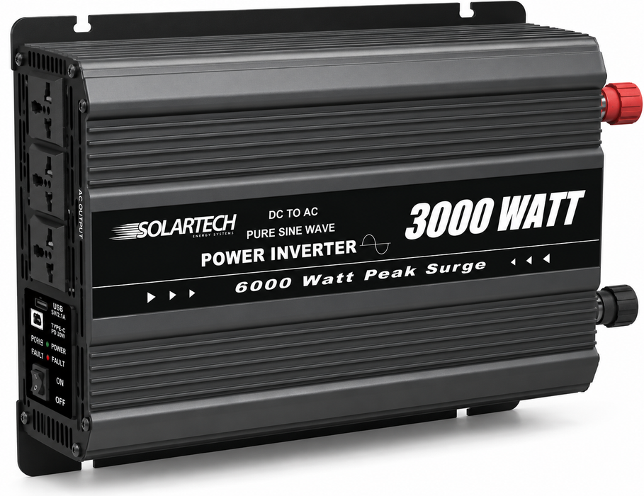 Inversor 3000W 12V Onda Pura Solartech