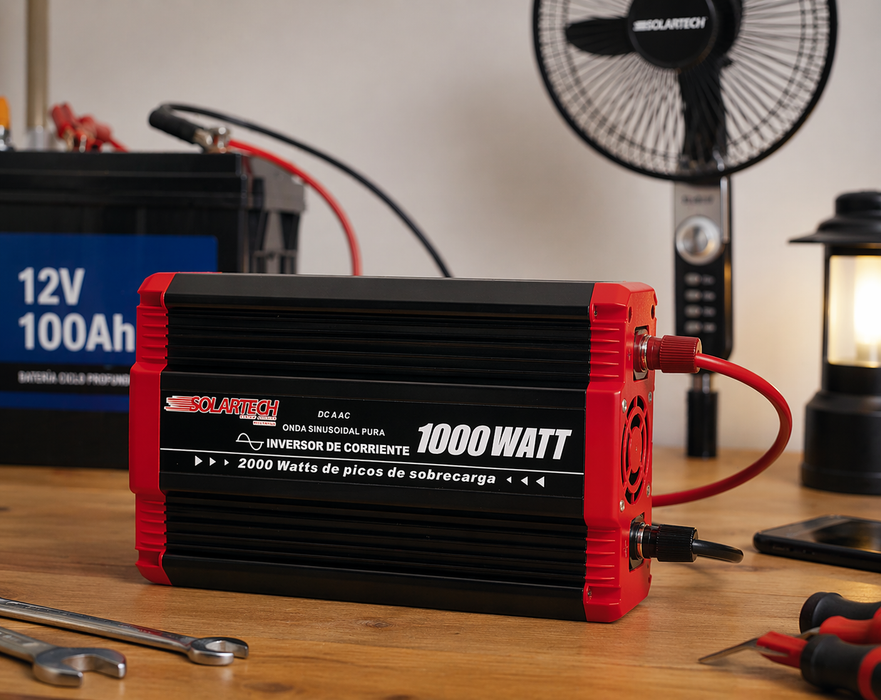 Inversor Onda Pura 1000W 24V Solartech