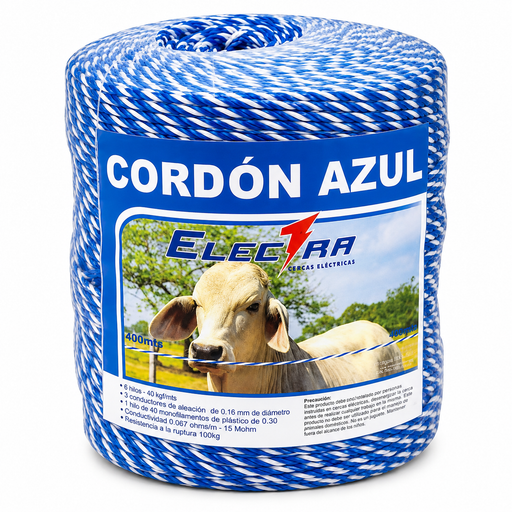 Cordón Electra azul 