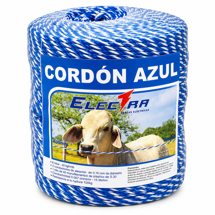 Cordón Electra azul 