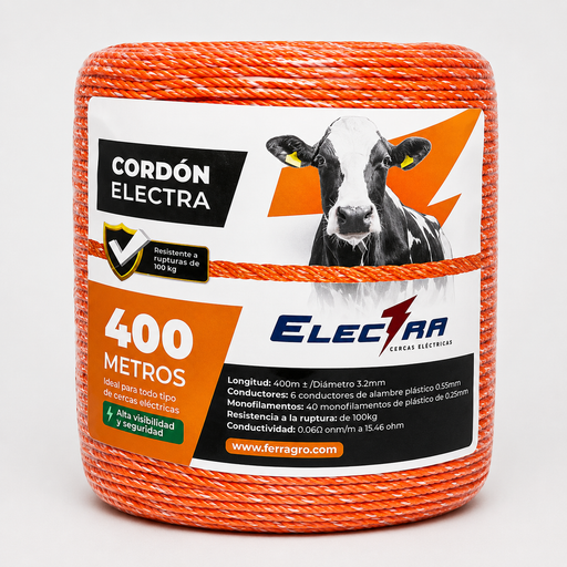 Cordón electra naranja