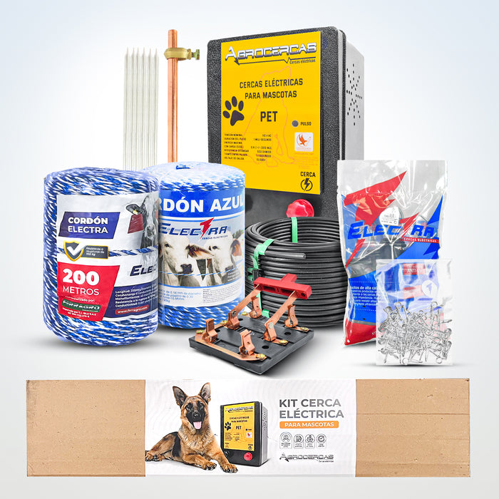 Kit Cerca Electrica  Mascotas