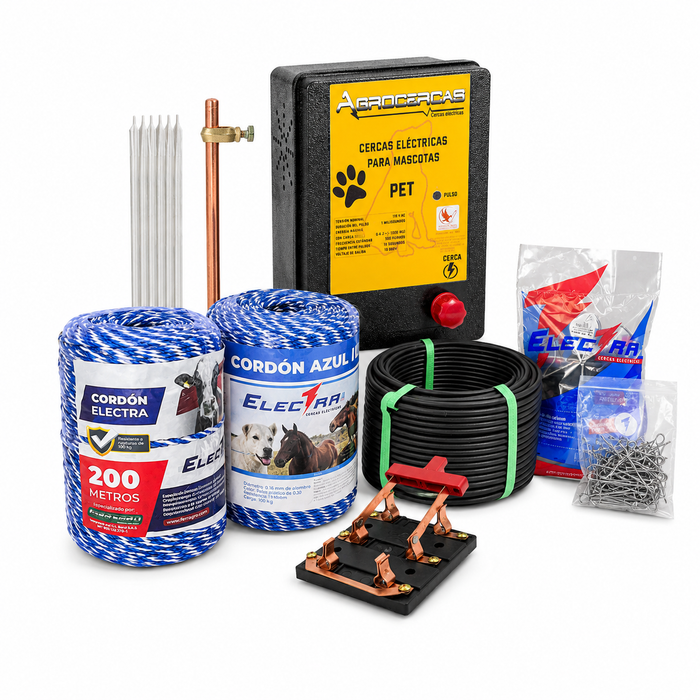 Kit Cerca Electrica  Mascotas
