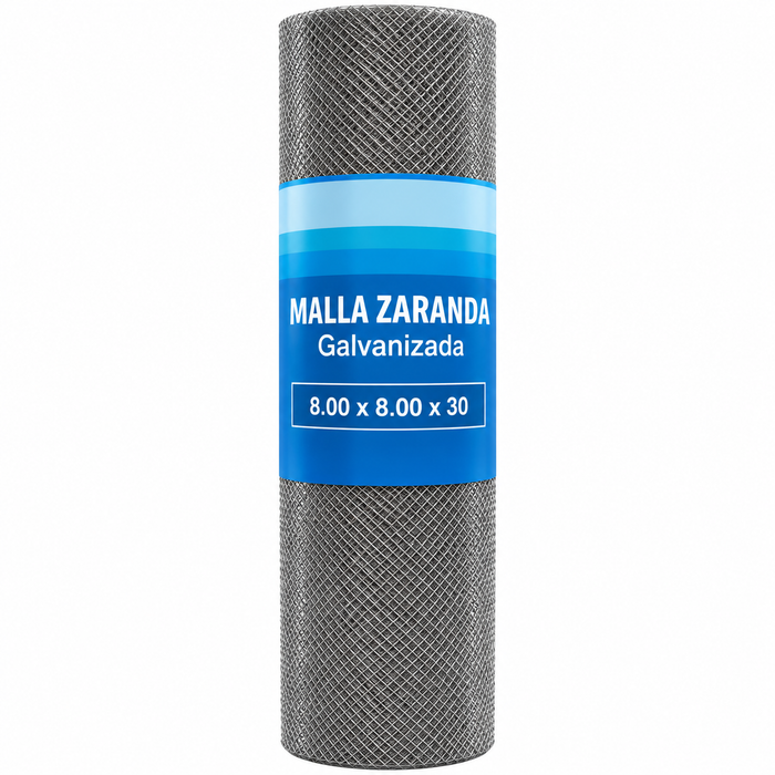 Malla Zaranda Galvanizada 8x8 x 30 m Proalco