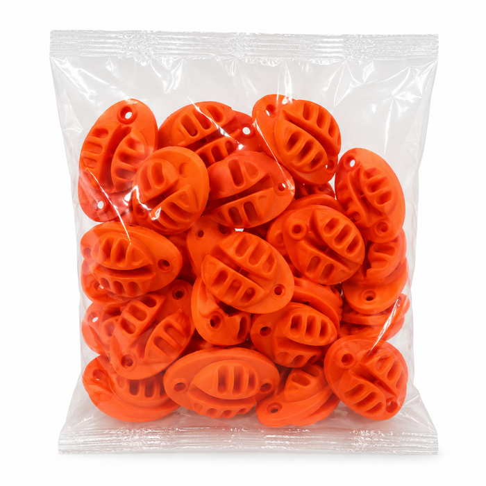 Paquete de Aisladores Cerca Viva Naranja paquete x 50 unidades A Electra