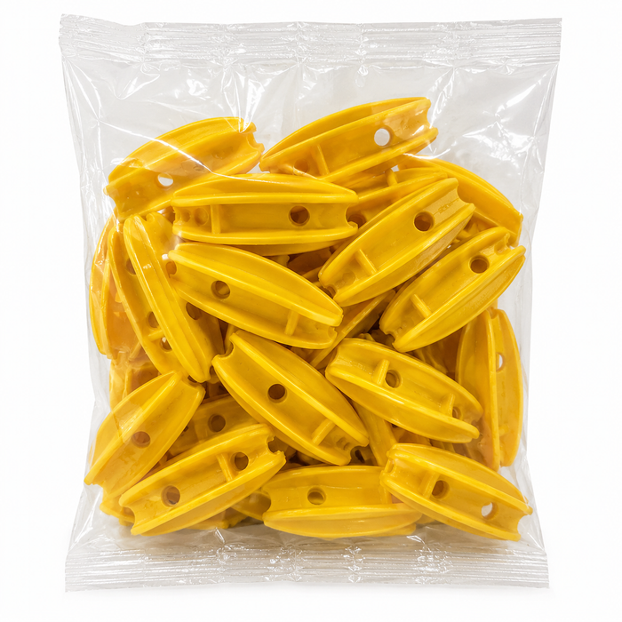 Paquete de Aisladores Terminal Pera Amarillo Eco X25