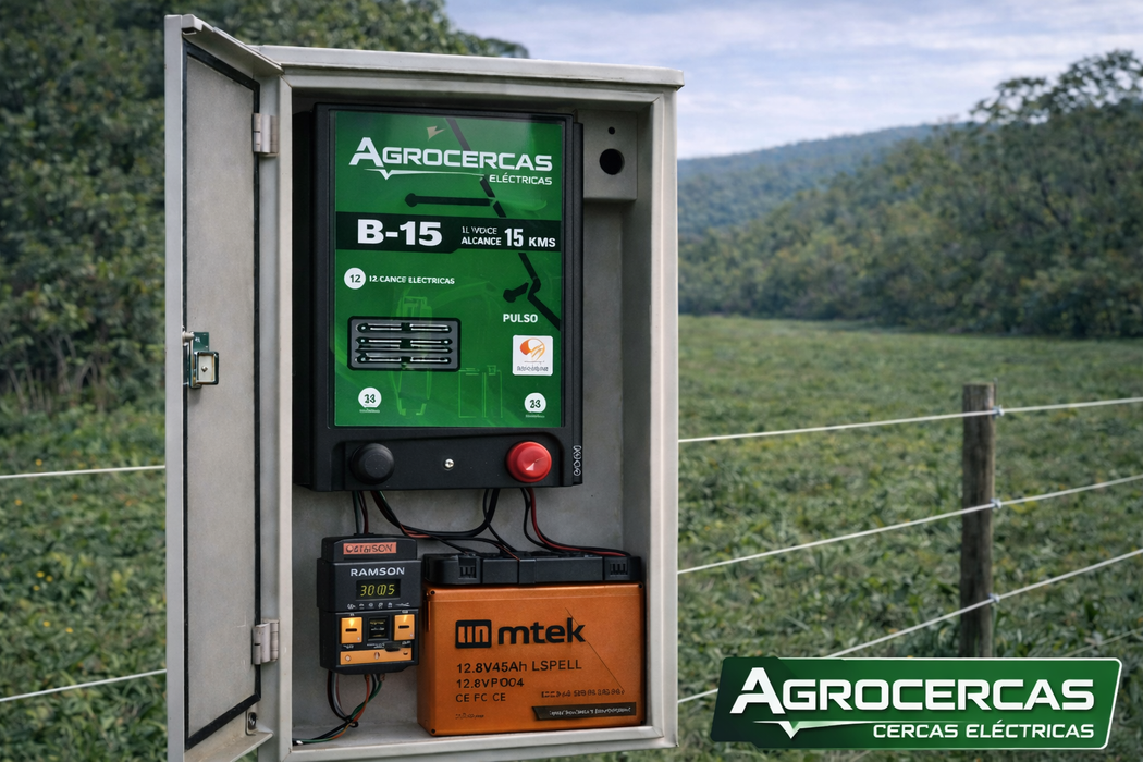 Impulsor Agrocercas B-120 12V Dc (Alcance: 120Km)