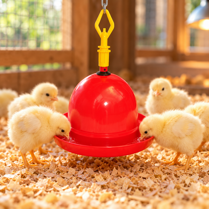 Bebedero Automático para Pollos y Gallinas con Pasador – 60 a 70 Aves