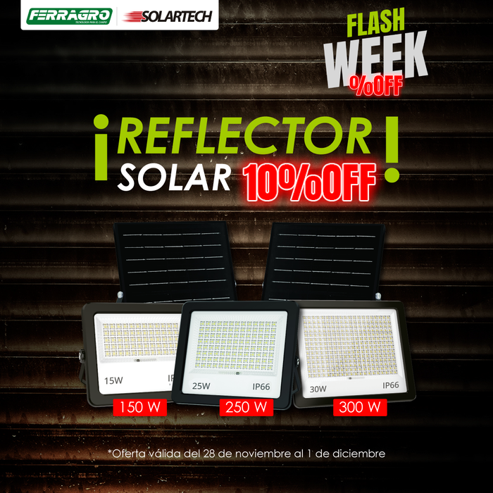 Reflector Solar 150W - 1.500 Lúmenes | SOLARTECH
