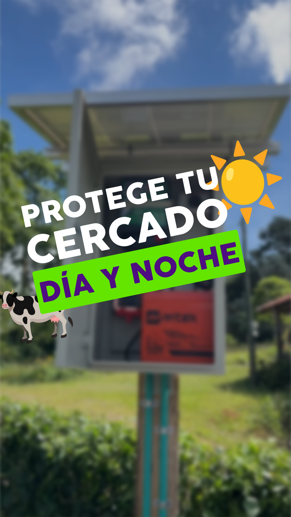 🌞⚡ ¡Olvídate de encerrar el ganado en las noches! 🐑🐄