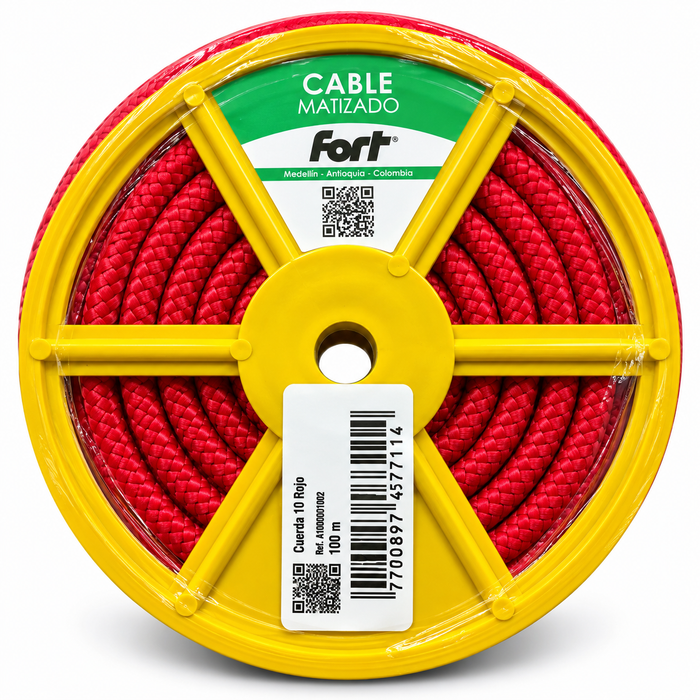 Cuerda Roja Calibre 10 x 100 Metros Fort